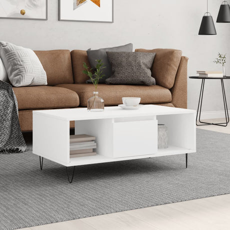 Coffee Table 90X50X36.5 Cm Engineered Wood