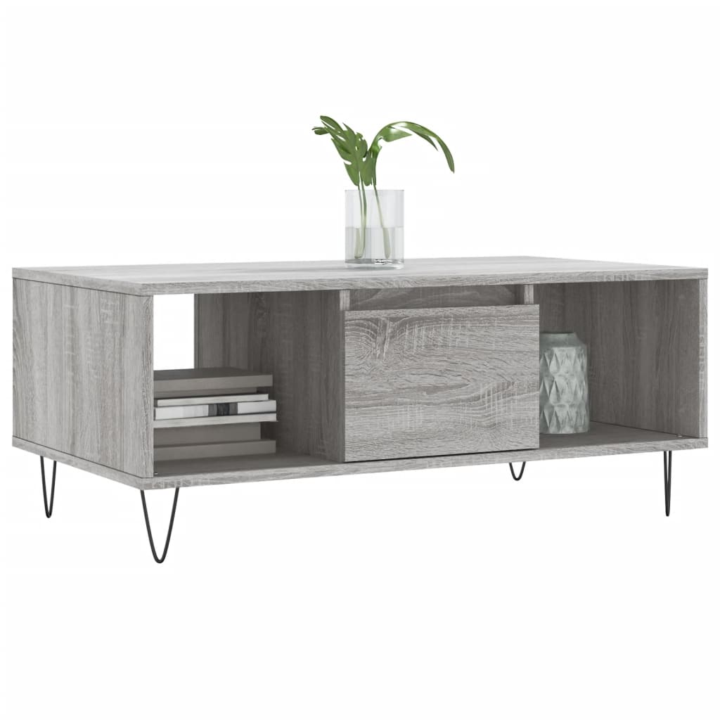 Coffee Table 90X50X36.5 Cm Engineered Wood