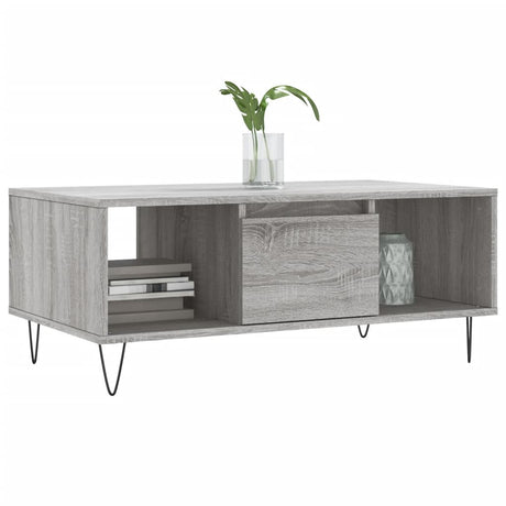 Coffee Table 90X50X36.5 Cm Engineered Wood