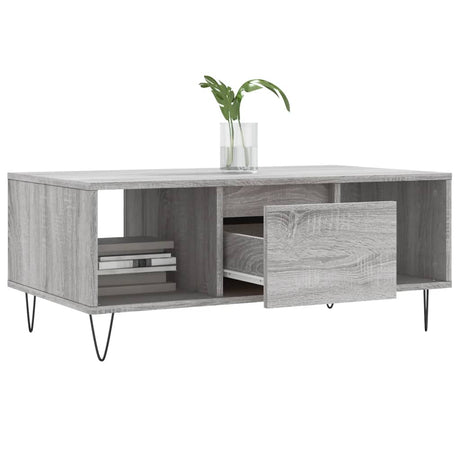 Coffee Table 90X50X36.5 Cm Engineered Wood