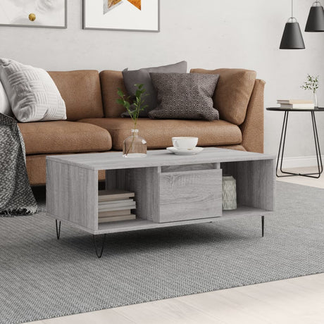 Coffee Table 90X50X36.5 Cm Engineered Wood