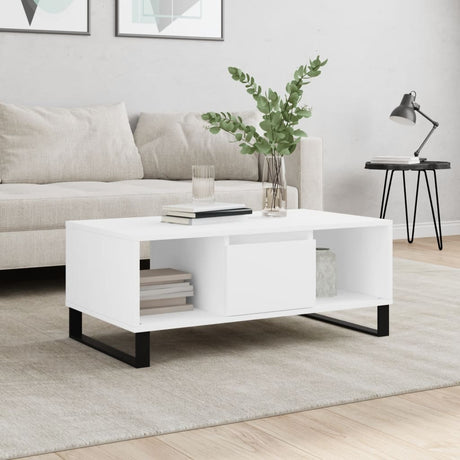 Coffee Table 90X50X36.5 Cm Engineered Wood