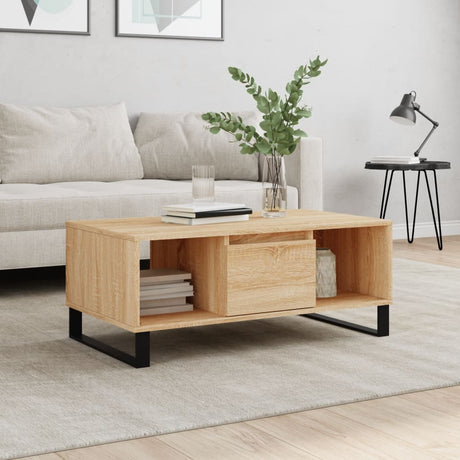 Coffee Table 90X50X36.5 Cm Engineered Wood