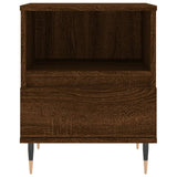 Bedside Cabinets 2 pcs Brown Oak 40x35x50 cm Engineered Wood