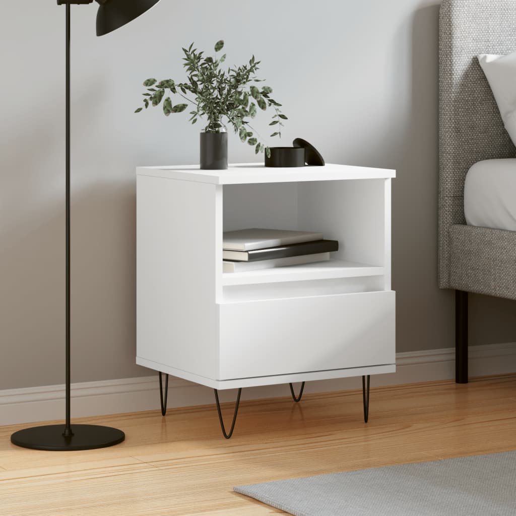 Bedside Cabinet 40X35X50 Cm Engineered Wood