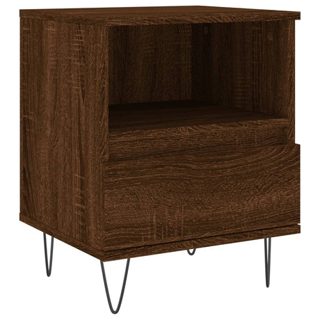 Bedside Cabinet 40X35X50 Cm Engineered Wood