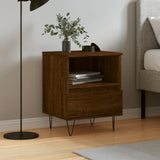 Bedside Cabinet 40X35X50 Cm Engineered Wood