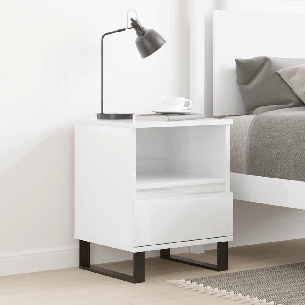 Bedside Cabinet 40X35X50 Cm Engineered Wood