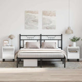 Bedside Cabinets 2 pcs High Gloss White 40x35x50 cm Engineered Wood