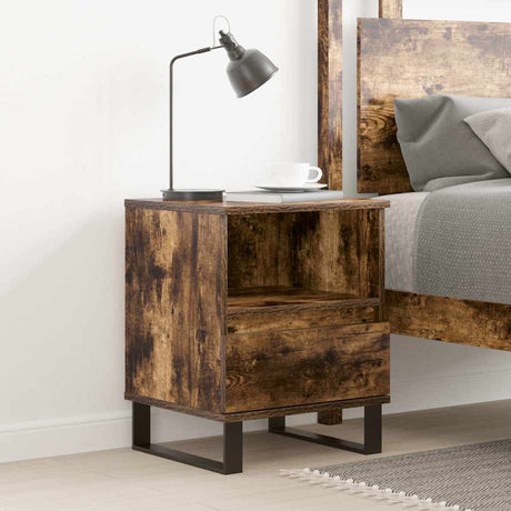 Bedside Cabinet 40X35X50 Cm Engineered Wood