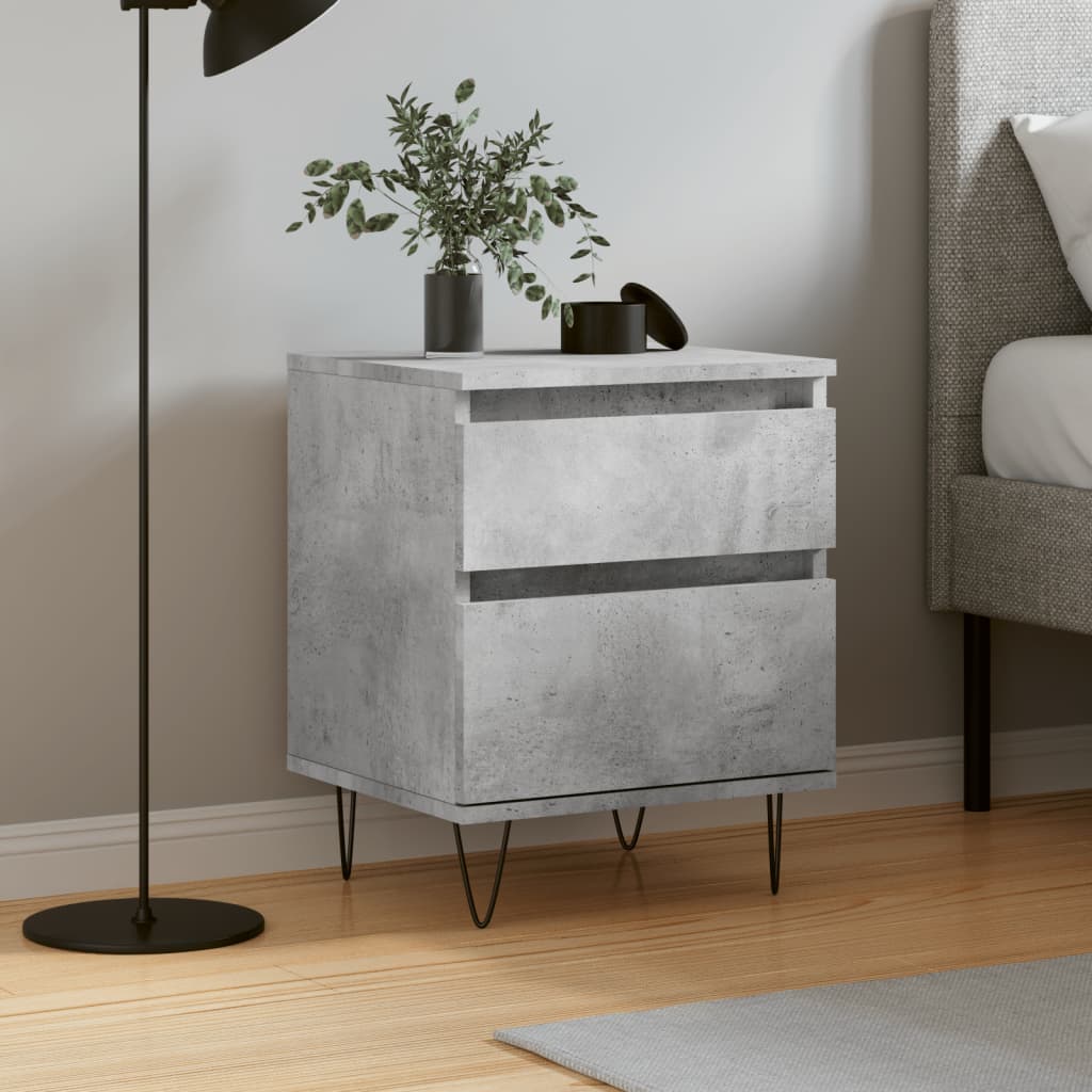 Bedside Cabinet 40X35X50 Cm Engineered Wood