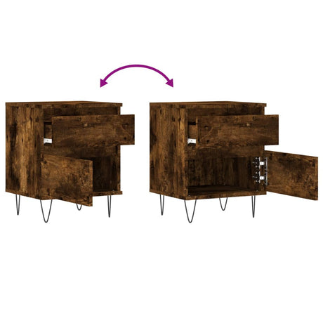 Bedside Cabinet 40X35X50 Cm Engineered Wood