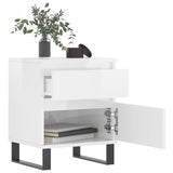 Bedside Cabinets 2 Pcs 40X35X50 Cm Engineered Wood