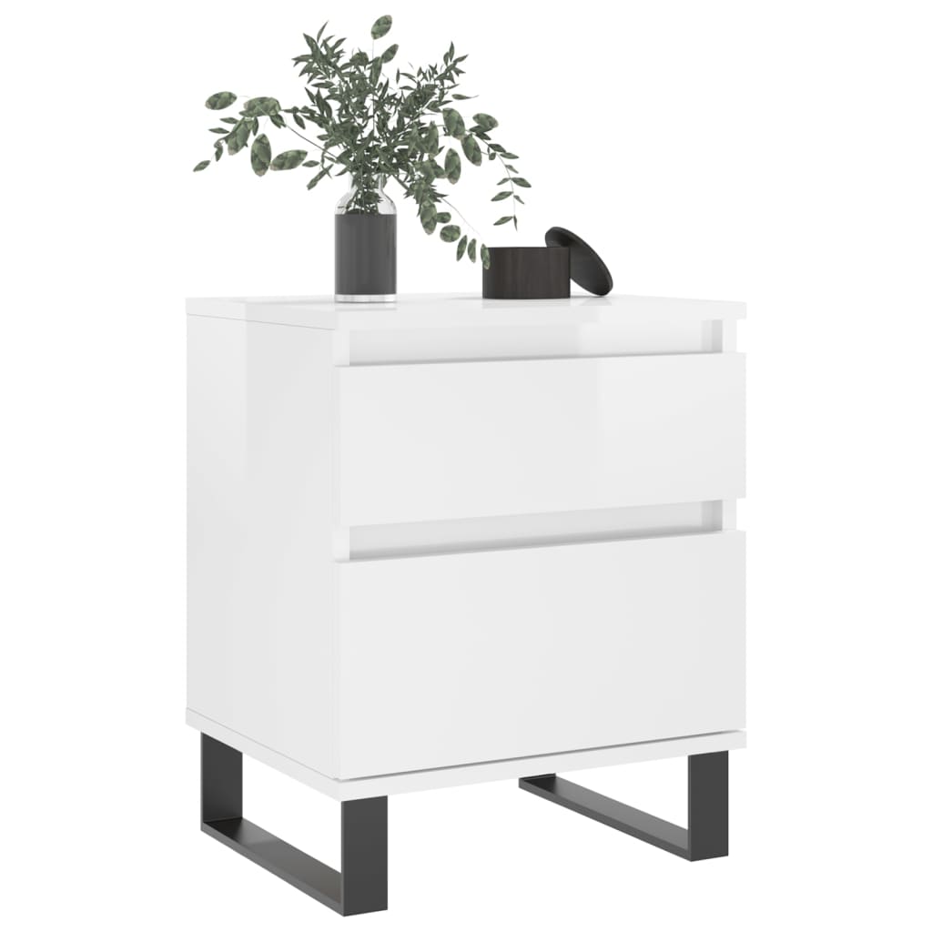 Bedside Cabinets 2 Pcs 40X35X50 Cm Engineered Wood