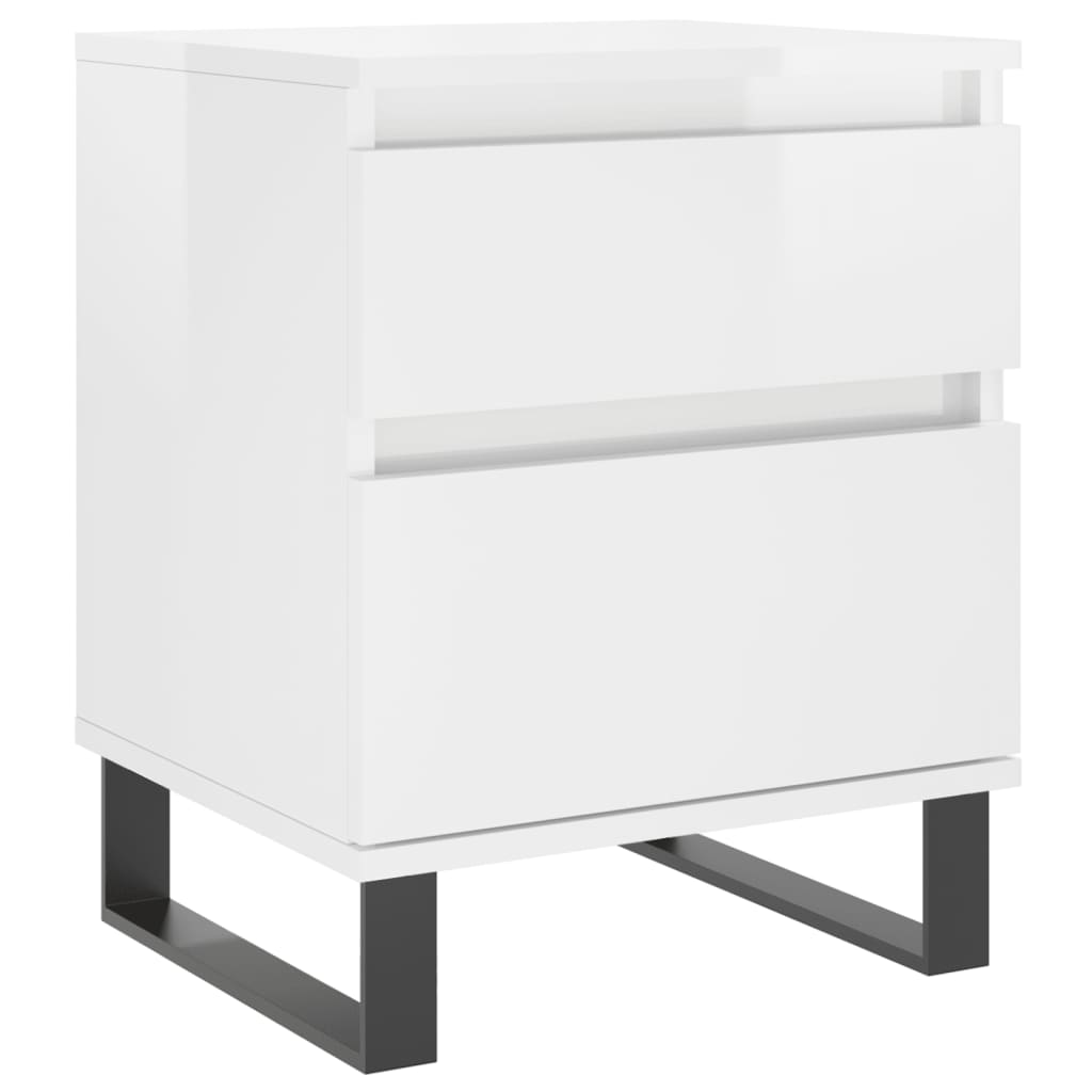 Bedside Cabinets 2 Pcs 40X35X50 Cm Engineered Wood