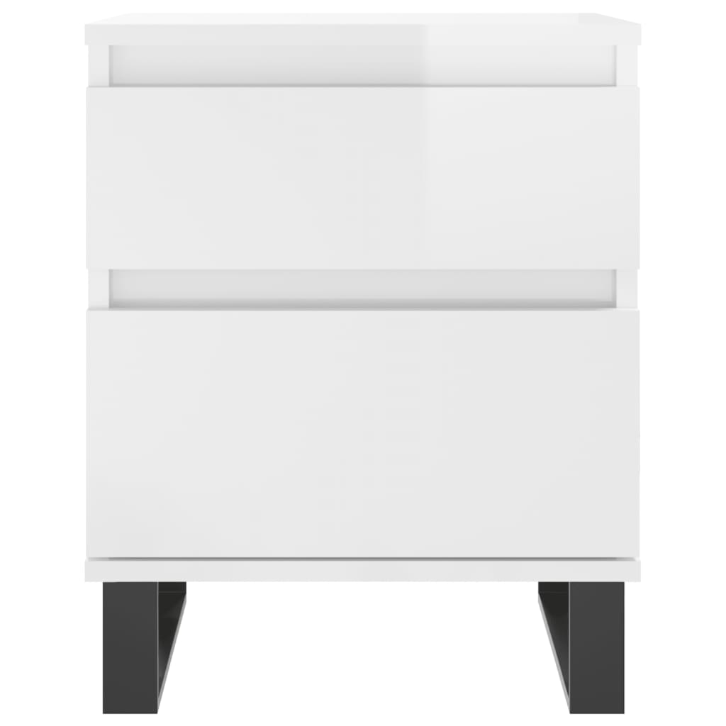Bedside Cabinets 2 Pcs 40X35X50 Cm Engineered Wood