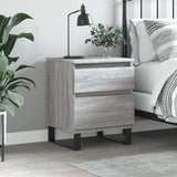 Bedside Cabinets 2 Pcs 40X35X50 Cm Engineered Wood