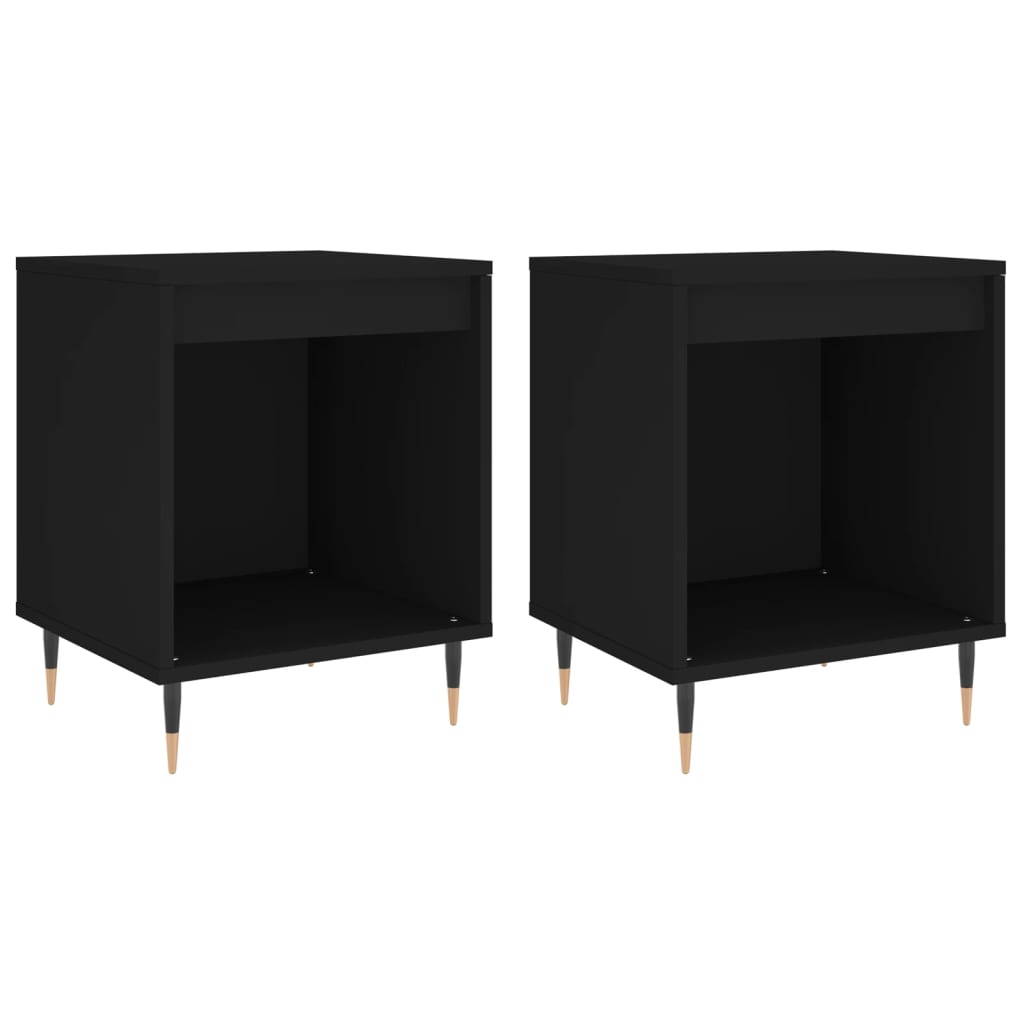 Bedside Cabinets 2 Pcs 40X35X50 Cm Engineered Wood
