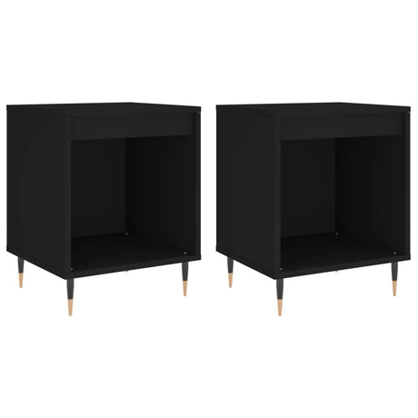 Bedside Cabinets 2 Pcs 40X35X50 Cm Engineered Wood