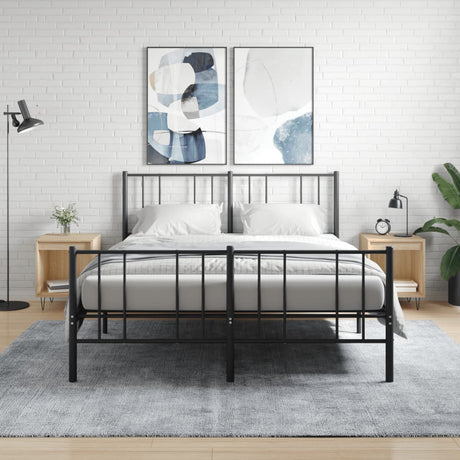 Bedside Cabinets 2 Pcs 40X35X50 Cm Engineered Wood
