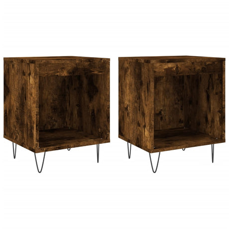 Bedside Cabinets 2 Pcs 40X35X50 Cm Engineered Wood