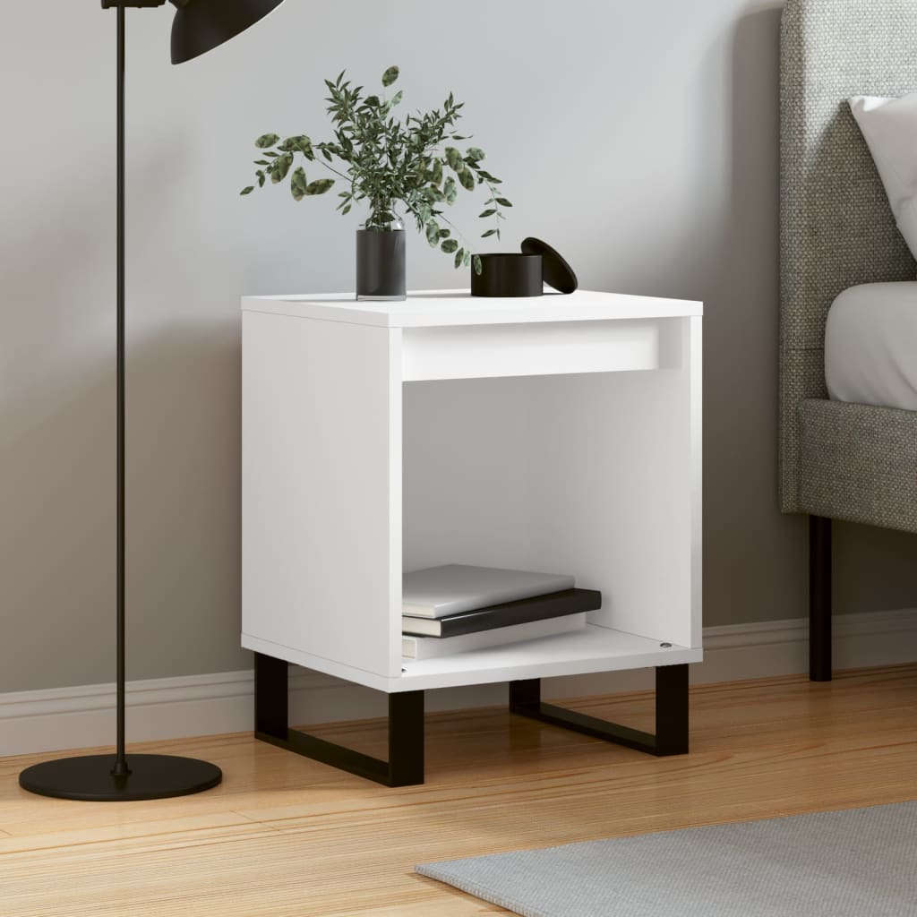 Bedside Cabinet 40X35X50 Cm Engineered Wood