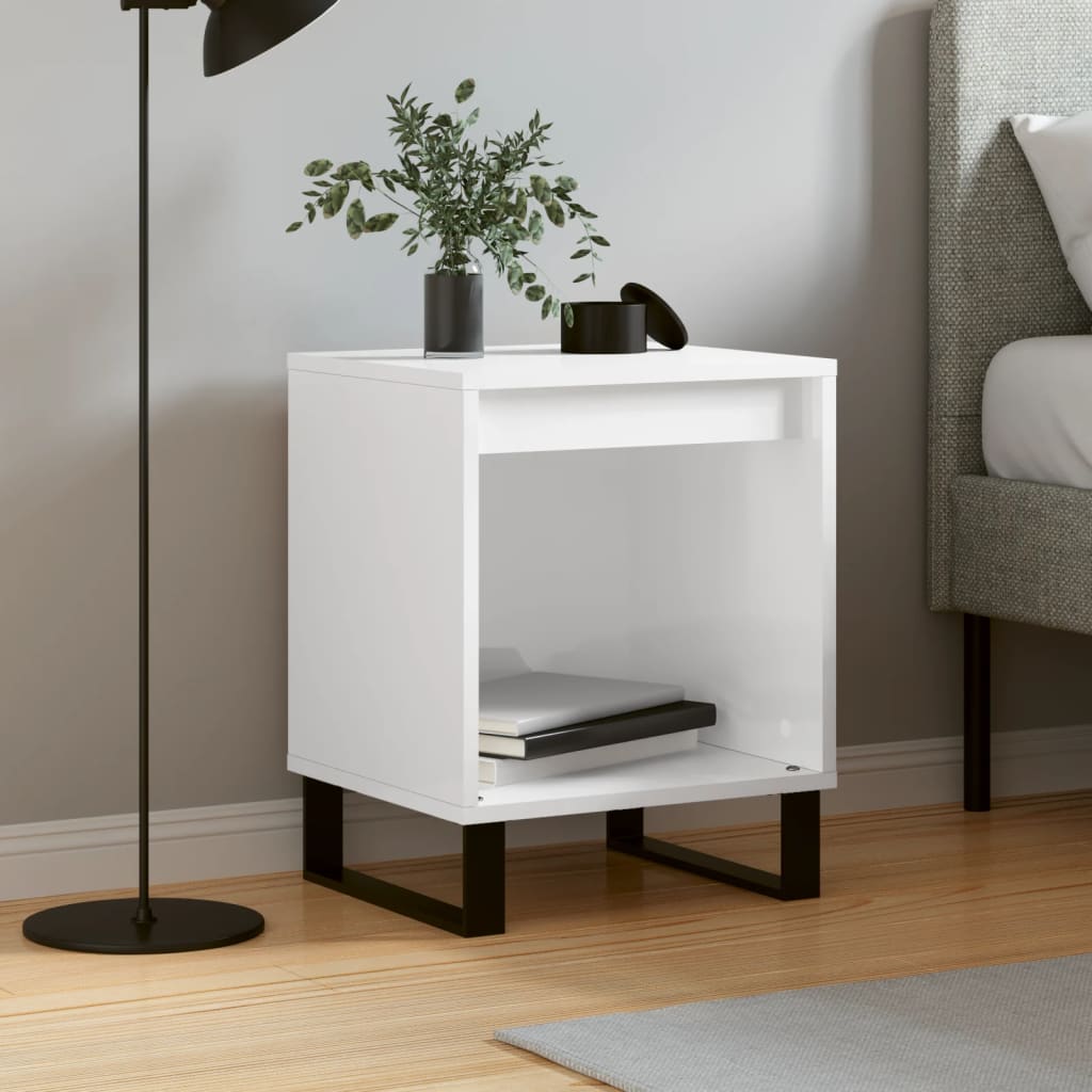 Bedside Cabinet 40X35X50 Cm Engineered Wood