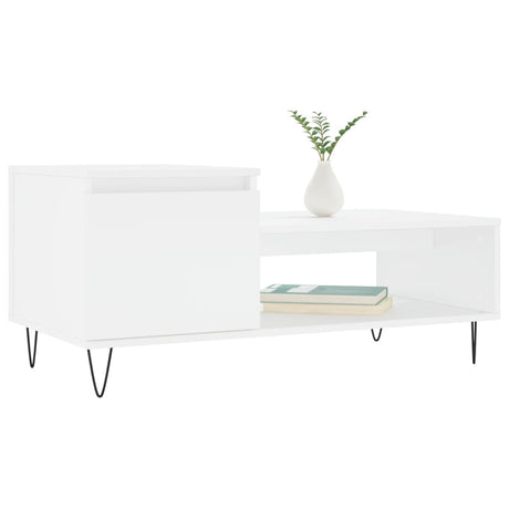 Coffee Table 100X50X45 Cm Engineered Wood