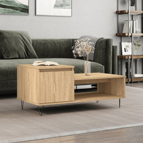 Coffee Table 100X50X45 Cm Engineered Wood