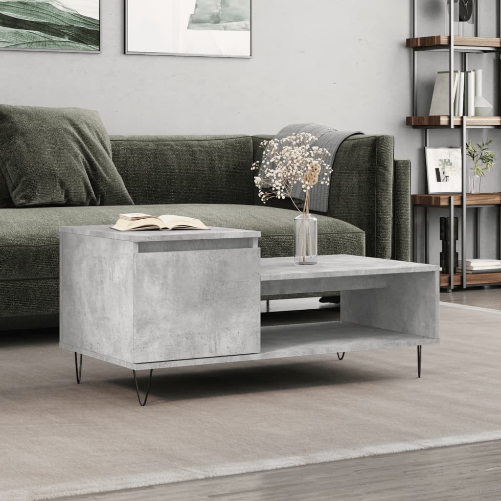 Coffee Table 100X50X45 Cm Engineered Wood