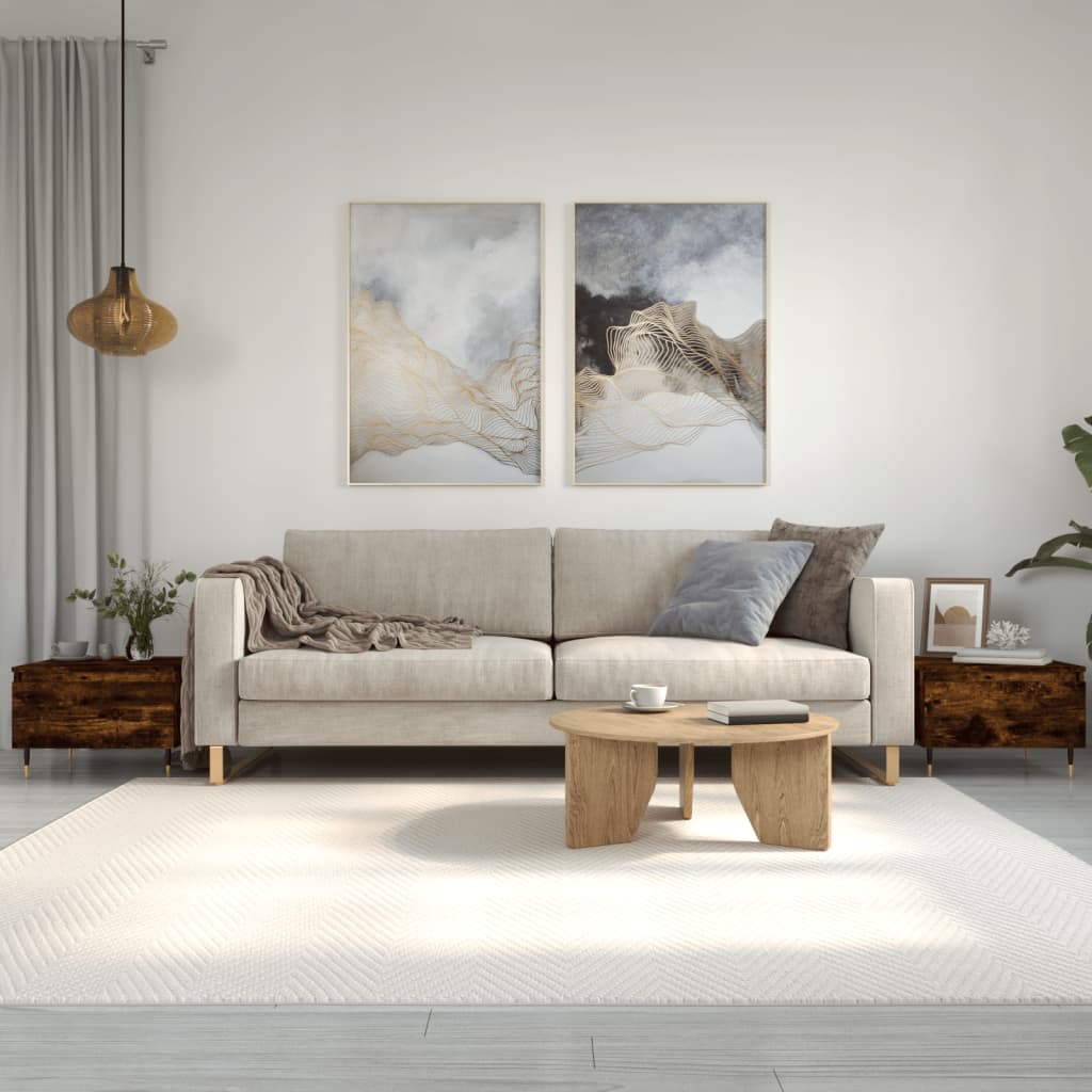 Coffee Tables 2 Pcs 50X46X35 Cm Engineered Wood