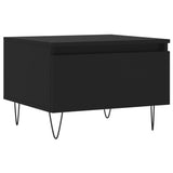 Coffee Table Black 50x46x35 cm Engineered Wood