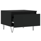 Coffee Table Black 50x46x35 cm Engineered Wood