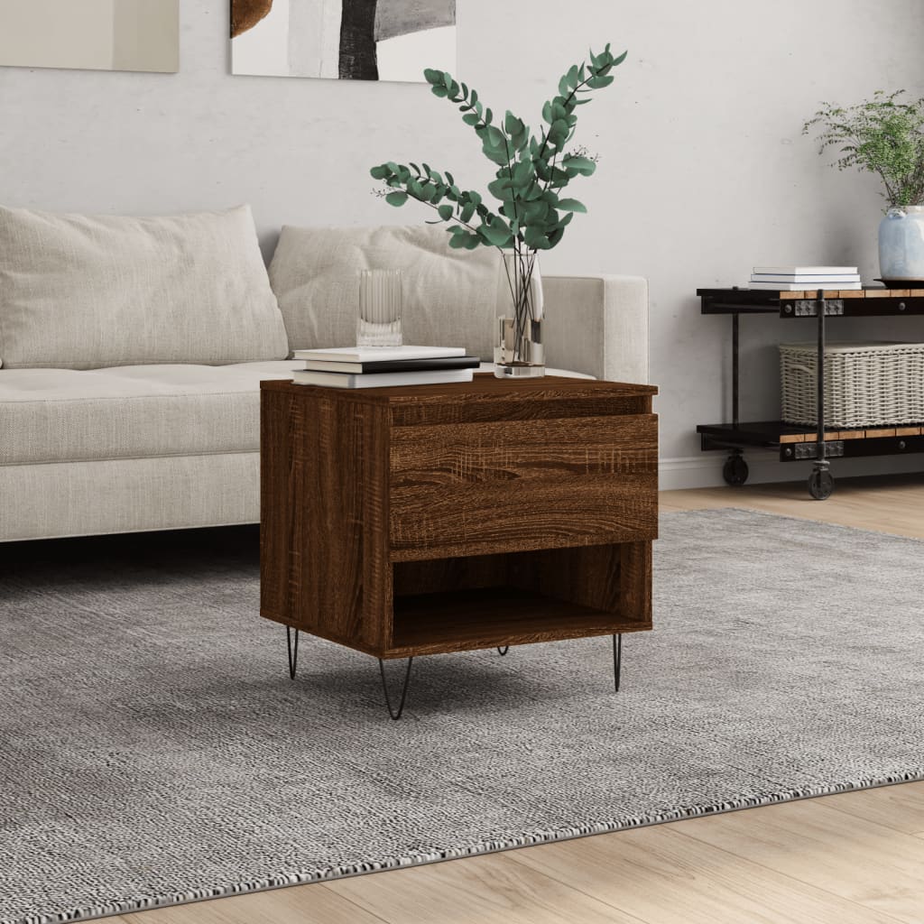 Coffee Tables 2 Pcs 50X46X50 Cm Engineered Wood