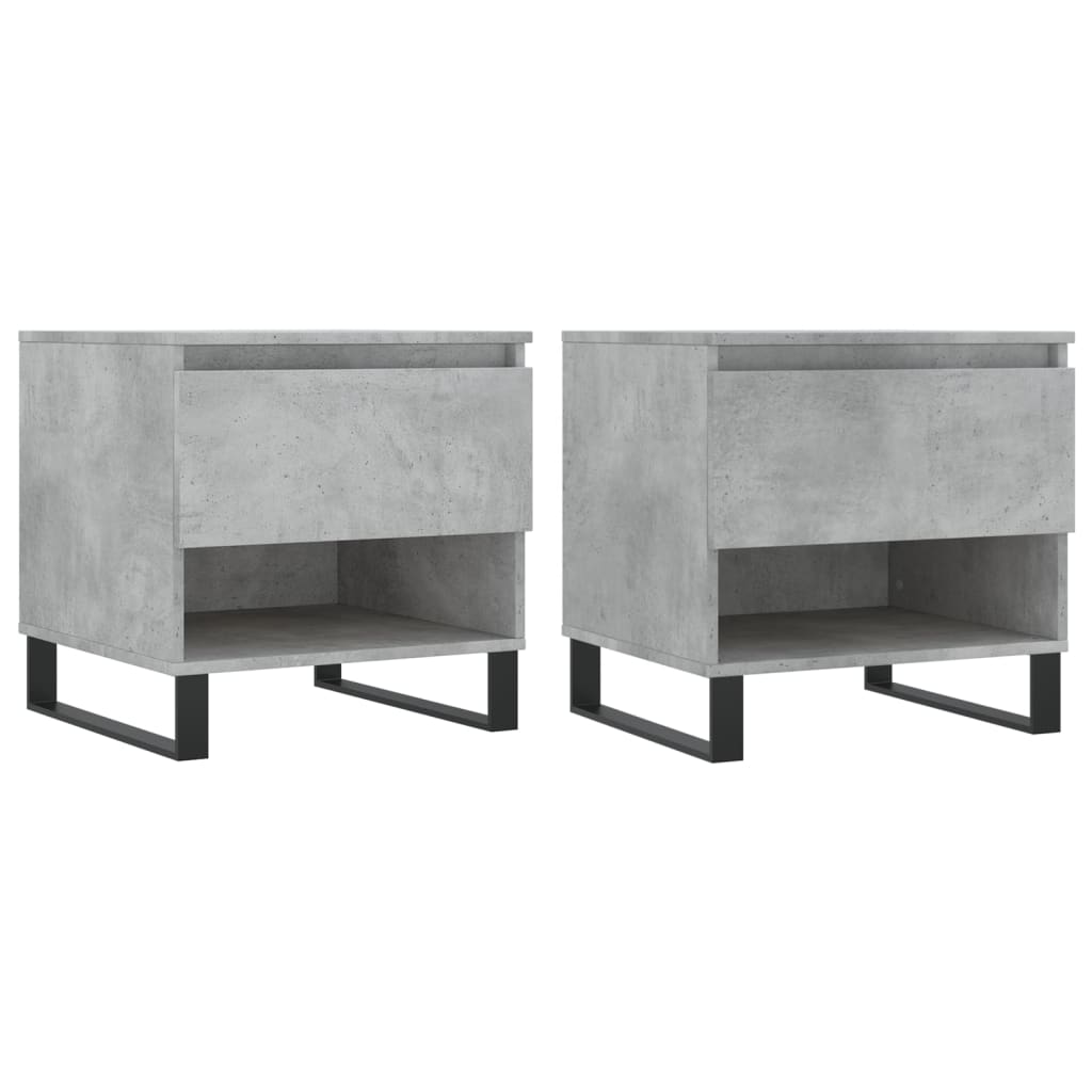 Coffee Tables 2 Pcs 50X46X50 Cm Engineered Wood
