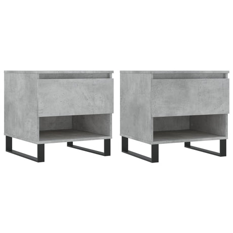 Coffee Tables 2 Pcs 50X46X50 Cm Engineered Wood