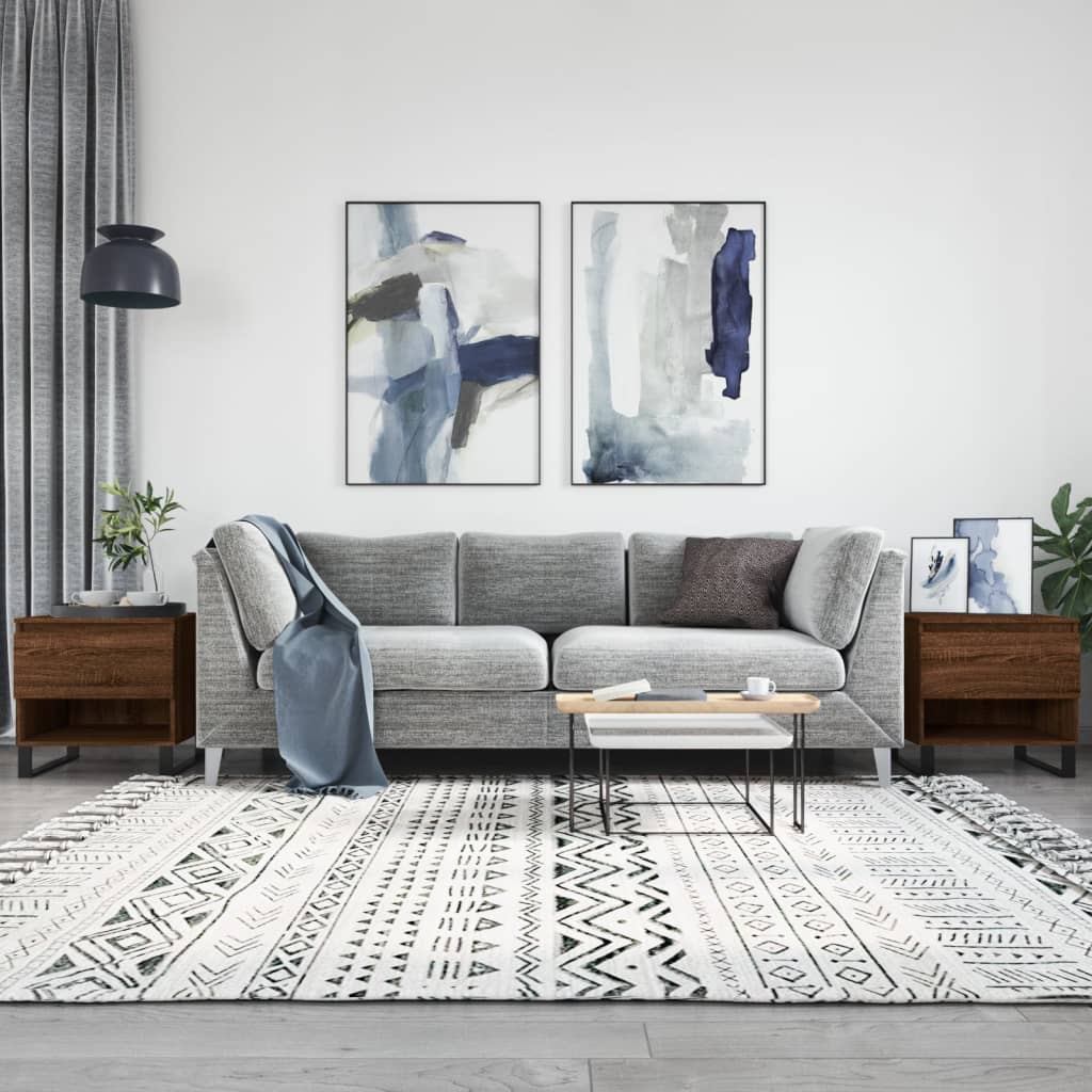 Coffee Tables 2 Pcs 50X46X50 Cm Engineered Wood