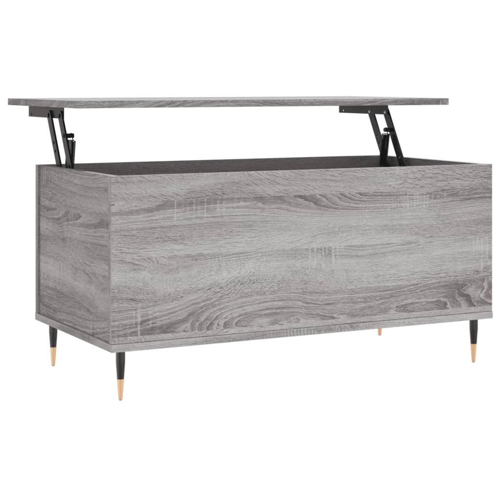 Coffee Table 90X44.5X45 Cm Engineered Wood