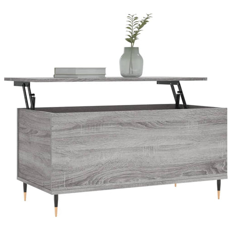 Coffee Table 90X44.5X45 Cm Engineered Wood