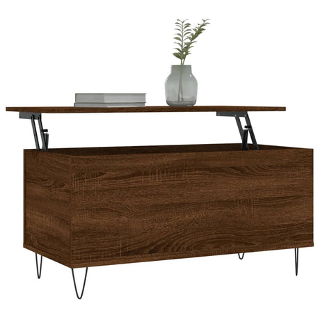 Coffee Table 90X44.5X45 Cm Engineered Wood