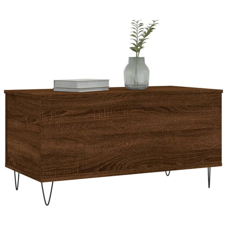 Coffee Table 90X44.5X45 Cm Engineered Wood