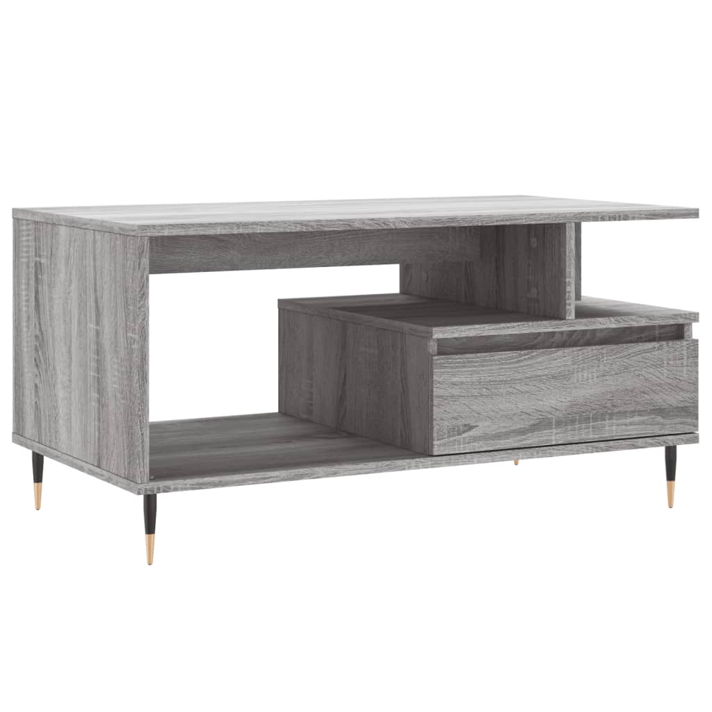 Coffee Table 90X49X45 Cm Engineered Wood