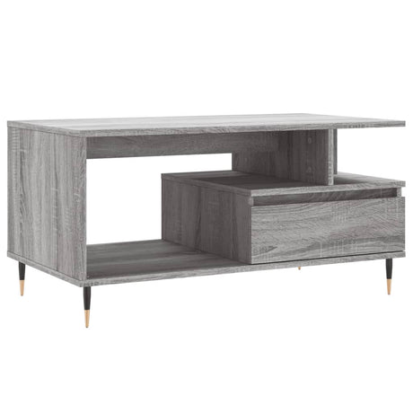 Coffee Table 90X49X45 Cm Engineered Wood