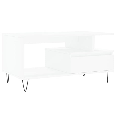 Coffee Table 90X49X45 Cm Engineered Wood
