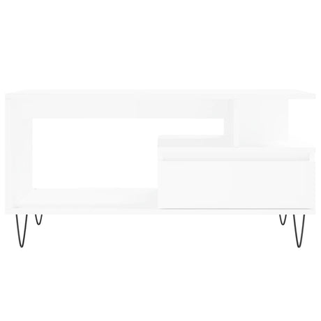 Coffee Table 90X49X45 Cm Engineered Wood