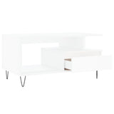Coffee Table 90X49X45 Cm Engineered Wood
