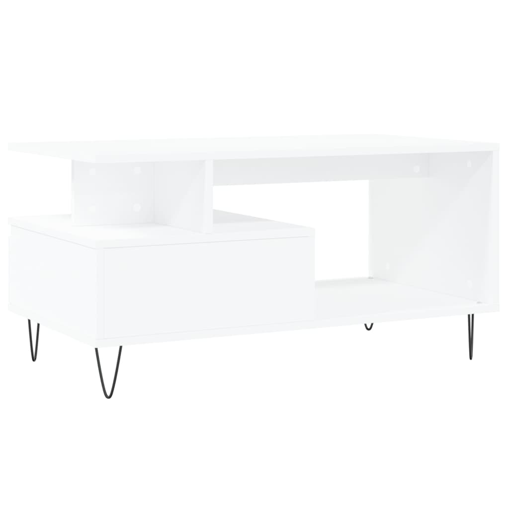 Coffee Table 90X49X45 Cm Engineered Wood