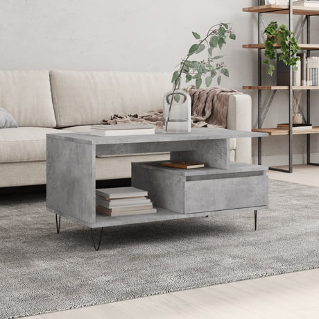Coffee Table 90X49X45 Cm Engineered Wood