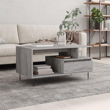 Coffee Table 90X49X45 Cm Engineered Wood