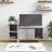 Tv Cabinet 100X35X55 Cm Engineered Wood